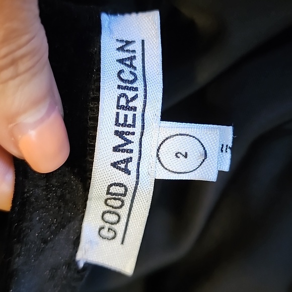 Good American the Wilder One Snakeskin Bodysuit Sz 2 black - Picture 14 of 14